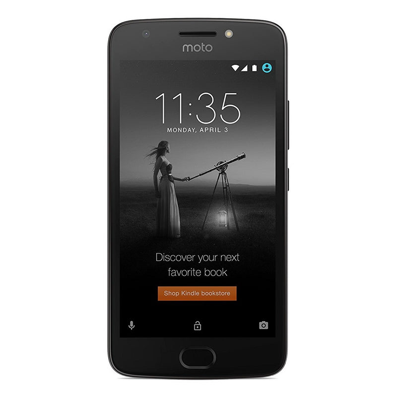 Motorola Moto E4 16GB 5.0" 4G LTE Sprint Only, Black (Refurbished)