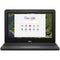 Dell Chromebook W0KX6 Intel Celeron N3350 X2 2.4GHz 4GB 16GB SSD, Black (Certified Refurbished)