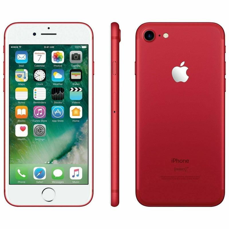 Apple iPhone 7 128GB 4.7" 4G LTE GSM Unlocked, Red (Refurbished)