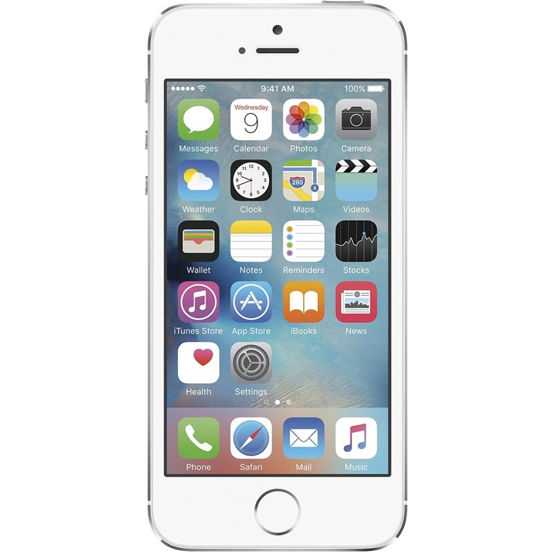 Apple iPhone 5S 16GB 4" 4G LTE TracFone Only, Silver (Certified Refurbished)