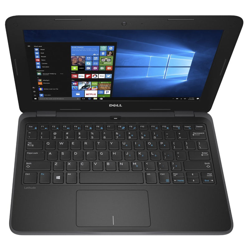 Dell Latitude 11-3180 11.6" 4GB 32GB Intel Celeron N3060 X2 1.6GHz Chrome OS, Black (Refurbished)