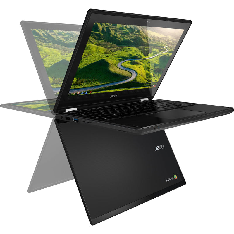 Acer Chromebook R11 C738T-C7KD 11.6" Touch 4GB 32GB Intel Celeron N3060, Black (Refurbished)