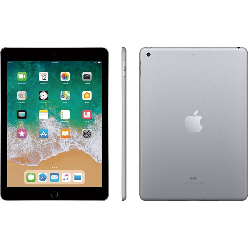 Apple iPad 5th Gen MP2H2LL/A 9.7" 128GB WiFi, Space Gray (Certified Refurbished)