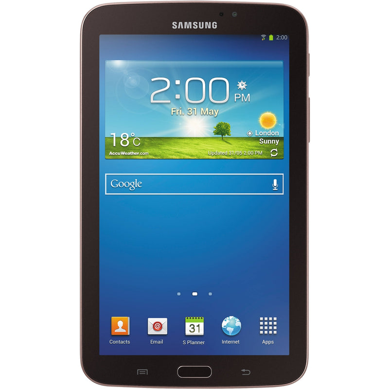 Samsung Galaxy Tab 3 SM-T21DR 7" 8GB WiFi Marvell PXA986 X2 1.2GHz, Black (Certified Refurbished)