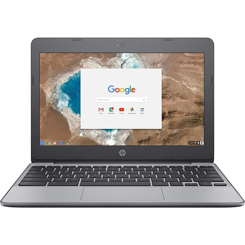 HP Chromebook Intel Celeron N2840 X2 2.16GHz 4GB 16GB SSD 11.6", Gray (Certified Refurbished)