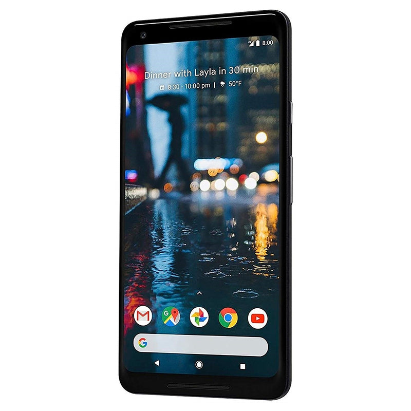 Google Pixel 2 XL 64GB 6" 4G LTE Verizon Unlocked, Jet Black (Certified Refurbished)